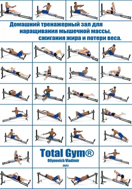 Vladimir Oliynovich Домашний тренажерный зал Total Gym® для наращивания мышечной массы, сжигания жира и потери веса обложка книги