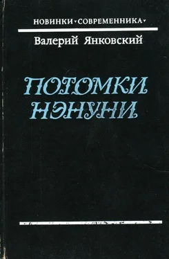 Валерий Янковский Потомки Нэнуни обложка книги
