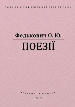 Юрій Федькович ПОЕЗІЇ обложка книги