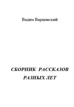 Вадим Варшавский Сборник рассказов разных лет обложка книги