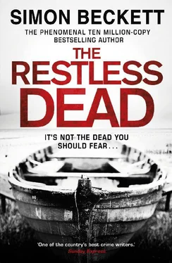 Simon Beckett The Restless Dead обложка книги