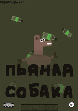 Даниил Сурнев Пьяная собака. обложка книги