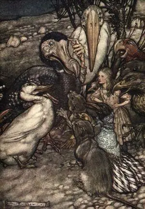 Why she of course said the Dodo pointing to Alice with one finger and - фото 9