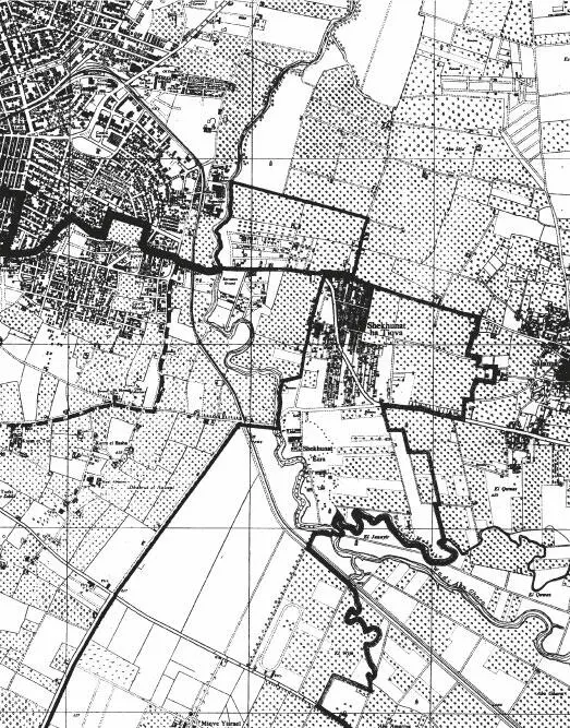Ил 44 Карта окрестностей Яффы 1945 год Районы хаТиква Эзра и хаАргазим - фото 44
