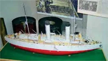 Модель Красина отображающая его вид на 1943 г в экспозиции ледоколамузея - фото 13