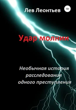Лев Леонтьев Удар молнии обложка книги