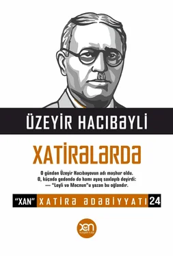 Müəllif kollektivi Üzeyir Hacıbəyli xatirələrdə обложка книги