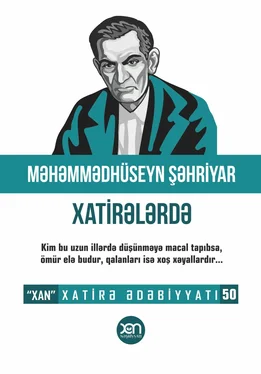 Müəllif kollektivi Məhəmmədhüseyn Şəhriyar xatirələrdə обложка книги