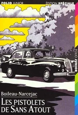 Boileau-Narcejac Les pistolets de Sans Atout обложка книги