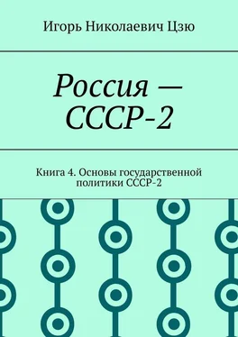 Игорь Цзю Россия – СССР-2. Книга 4. Основы государственной политики СССР-2 обложка книги