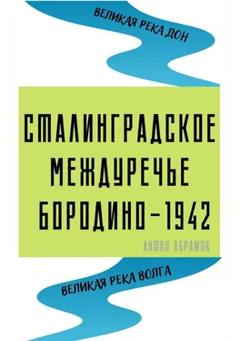 Антон Абрамов Сталинградское междуречье. Бородино-1942 обложка книги