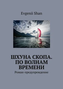 Evgenii Shan Шхуна Скопа. По волнам времени. Роман-предупреждение обложка книги