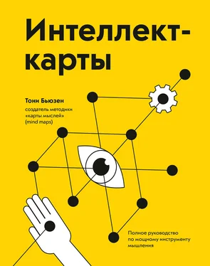 Тони Бьюзен Интеллект-карты. Полное руководство по мощному инструменту мышления обложка книги