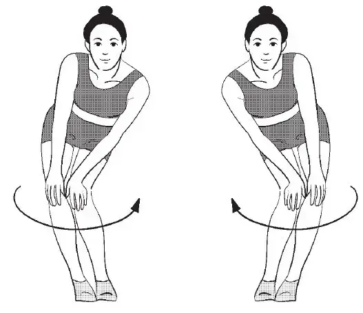 Вращение коленей по 12 раз по часовой и против часовой стрелки Вращение - фото 28