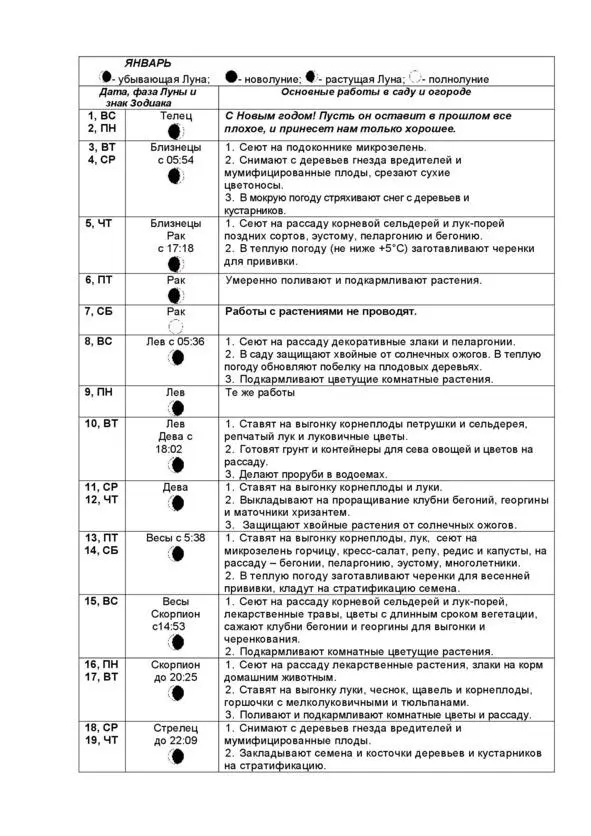 Календарь работ в саду и огороде на 2023 год Сверяясь с Луной и агротехникой - фото 2