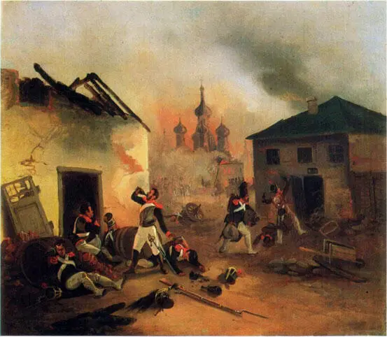 Французы в Москве Неизв худ 1844 г Вывоз пожарных труб Ростопчин признаёт - фото 34