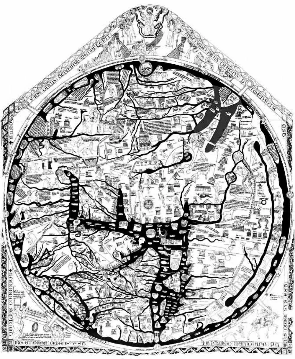 Мир согласно Библии около 1300 г Рикардус де Белло Terrarum Orbis 1285 - фото 3