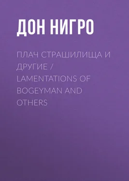 Дон Нигро Плач страшилища и другие / Lamentations of Bogeyman and Others обложка книги