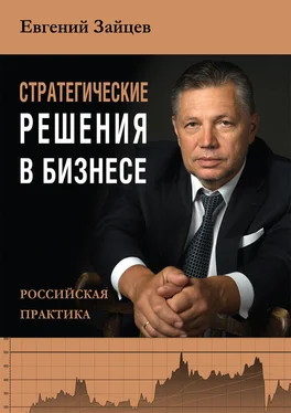 Евгений Зайцев Стратегические решения в бизнесе. Российская практика обложка книги