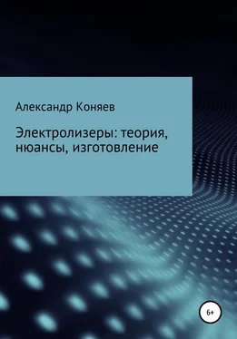 Александр Коняев Электролизеры: теория, нюансы, изготовление обложка книги