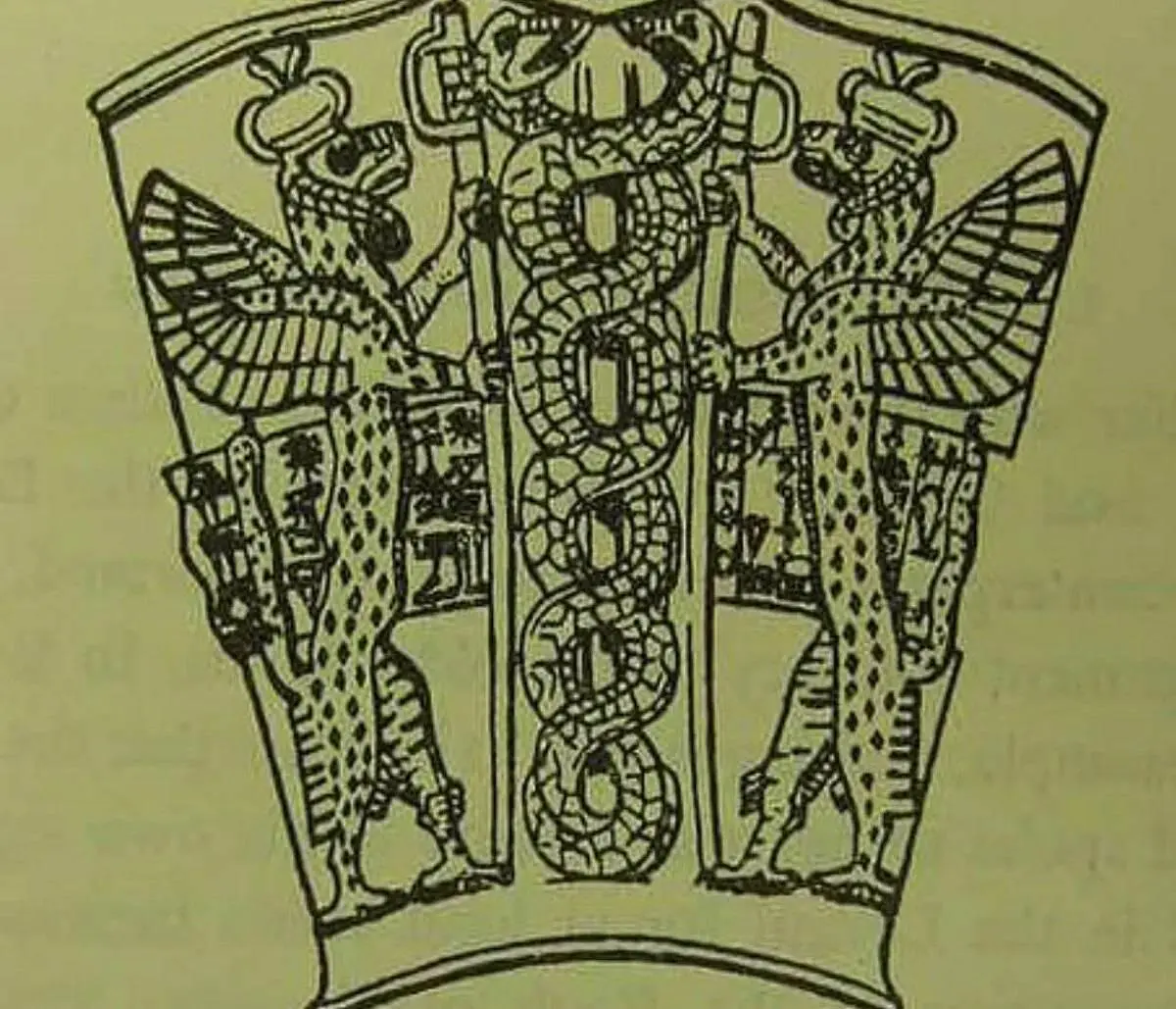 Шумерская символика Нингишзидды изображение из статьи Википедии Нингишзидда - фото 4