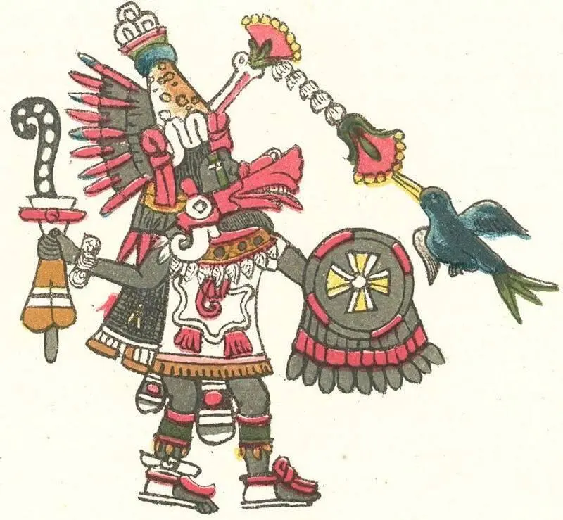 Изображение Кетцалькоатля из кодекса Мальябекиано Codex Magliabechiano XVI - фото 7