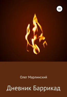 Олег Марлинский Дневник Баррикад обложка книги