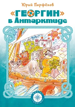 Юрий Парфёнов «Георгин» в Антарктиде обложка книги