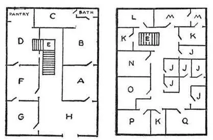 FLOOR PLAN OF KHALKIS HOUSE A Khalkis library B Khalkis bedroom C - фото 2