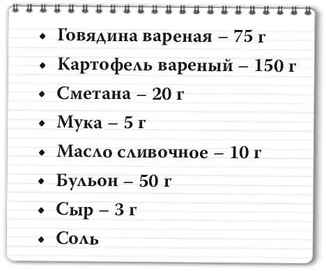 Говядину отварить до готовности Нарезать ломтиками Картофель отварить в - фото 136
