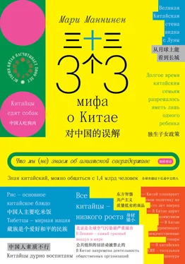 Мари Маннинен 33 мифа о Китае. Что мы (не) знаем об азиатской сверхдержаве обложка книги