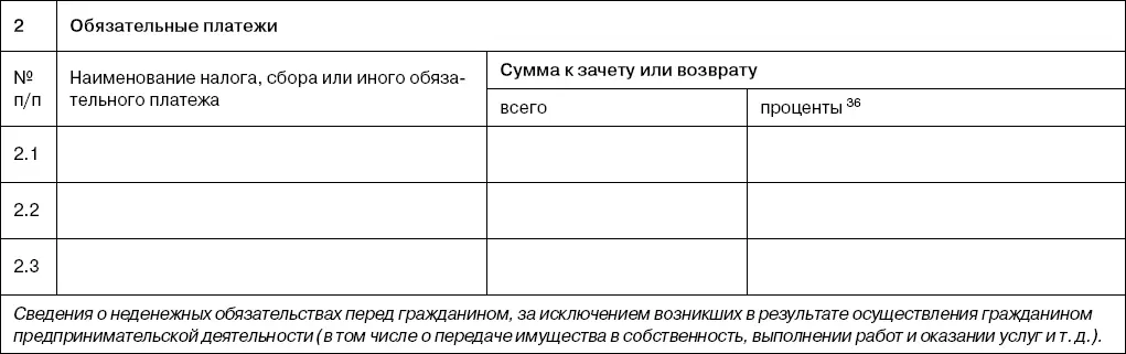 31Указывается существо обязательства например заем кредит 32Указывается - фото 27