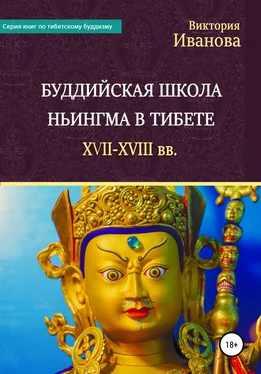 Виктория Иванова Буддийская школа Ньингма в Тибете XVII-XVIII вв. обложка книги