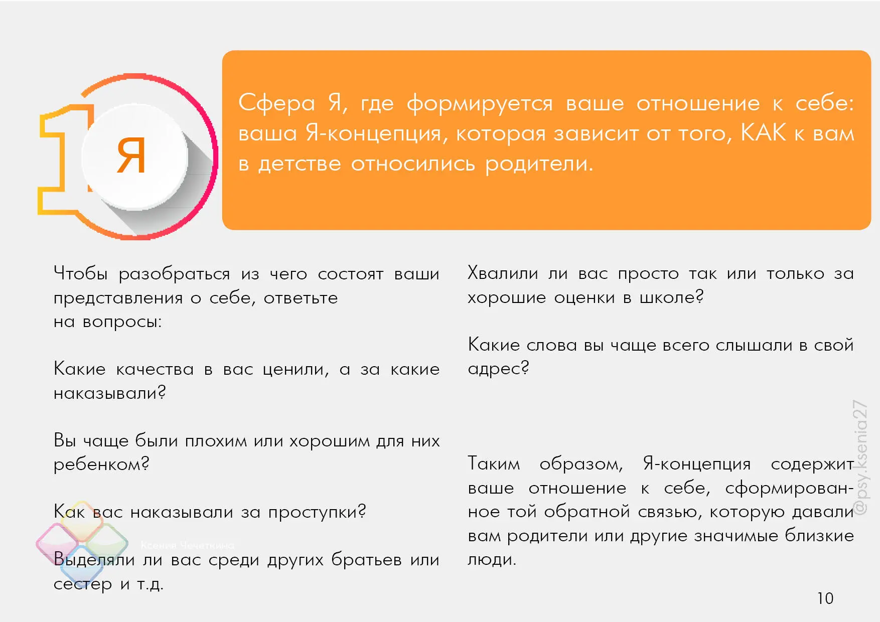 Сфера Я одна из наиболее важных и значимых в нашей жизни ведь именно здесь - фото 9