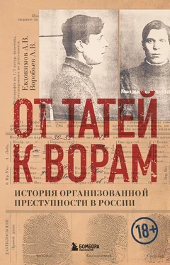 Александр Воробьев От татей к ворам. История организованной преступности в России обложка книги