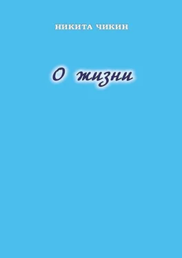 Никита Чикин О жизни обложка книги