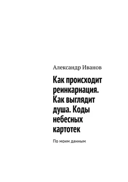 Александр Иванов Как происходит реинкарнация. Как выглядит душа. Коды небесных картотек обложка книги