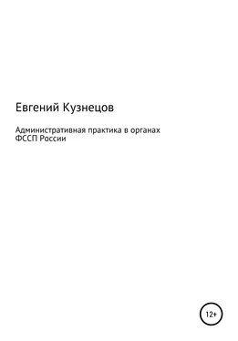 Евгений Кузнецов Административная практика в органах ФССП России обложка книги