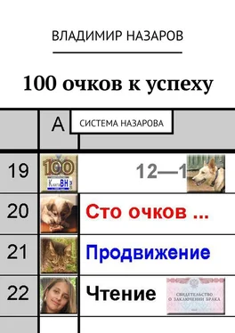 Владимир Назаров 100 очков к успеху. Система Назарова обложка книги