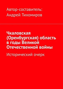 Андрей Тихомиров Чкаловская (Оренбургская) область в годы Великой Отечественной войны. Исторический очерк обложка книги