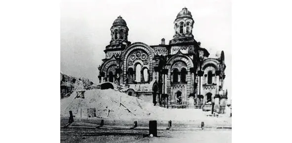The destruction of the cathedral From here we will walk along the veterans - фото 30