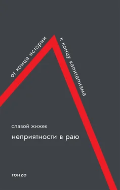 Славой Жижек Неприятности в раю. От конца истории к концу капитализма обложка книги