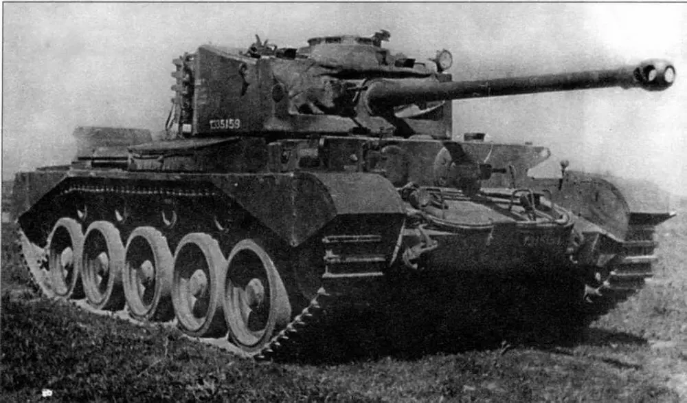 Крейсерский танк А 34 Comet на НИБТПолигоне в Кубинке 1946 год А36 - фото 40