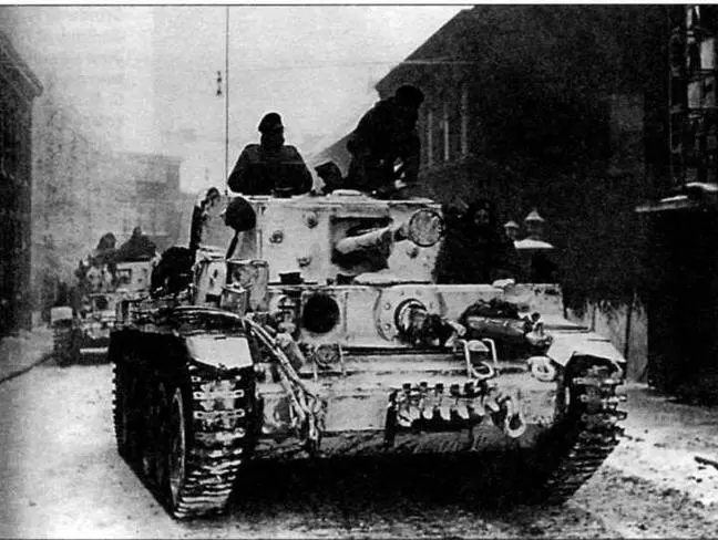 Танки Cromwell в зимнем камуфляже 1й Королевский танковый полк 7й танковой - фото 52