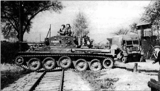 Танк Cromwell в окрестностях Бремена 7я танковая дивизия Германия май 1945 - фото 54