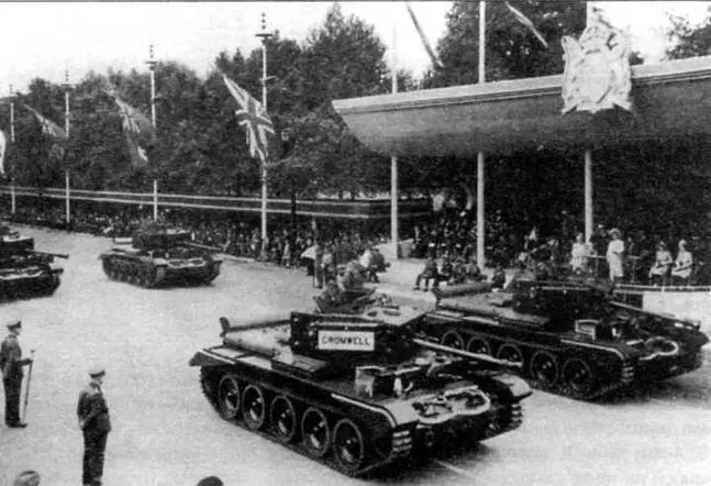 Танки Cromwell на параде Победы в Лондоне б июня 1946 года Танки Comet 1го - фото 56
