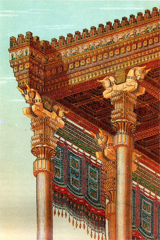 Рис 14 Ападана большой колонный зал часть царского дворца Персеполь V - фото 4