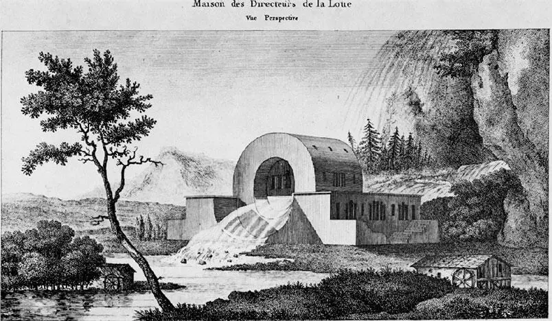 Рис 741 Дом смотрителя источника Проект Архитектор КлодНикола Леду 1804 - фото 332
