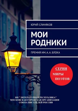 Юрий Слиняков Мои родники. Премия им. А. А. Блока обложка книги