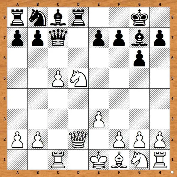 1 Rd5 2 Qd5 Bе6 3 Qd3 Bb2 4 Rс2 Bf6 5 Qa3 a5 6 Bc4 Bc4 7 Rс4 - фото 35